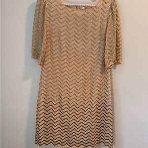 Alice & Olivia Harlow Tunic Embellished Dress size 4 some damage